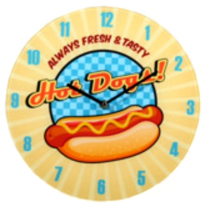 Horloge hot dogs