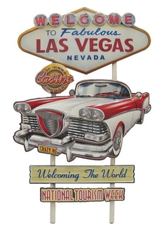 garage welcome Las Vegas (cadillac)