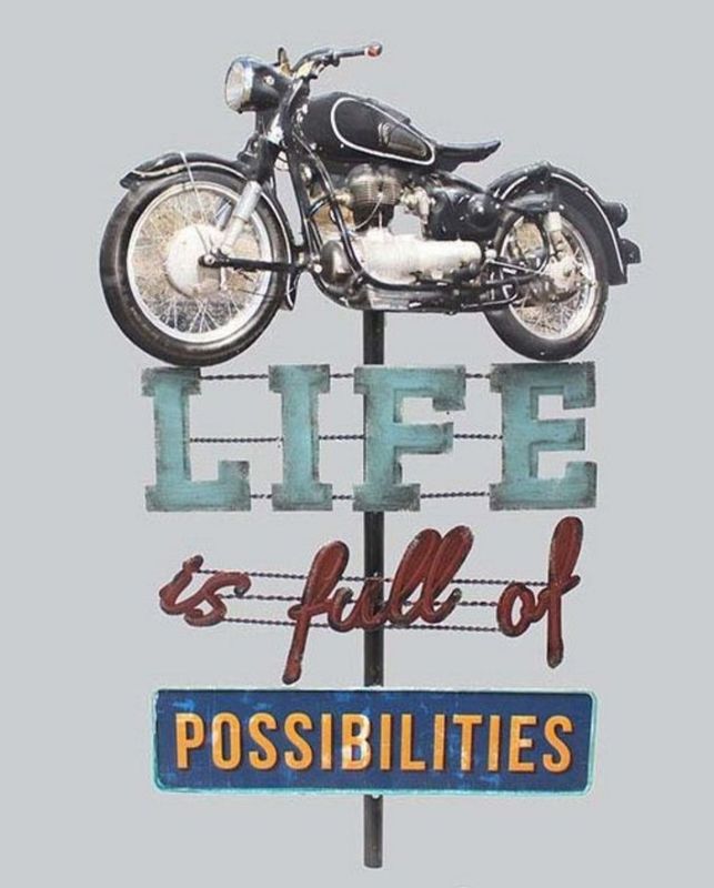 moto noir (BMW)