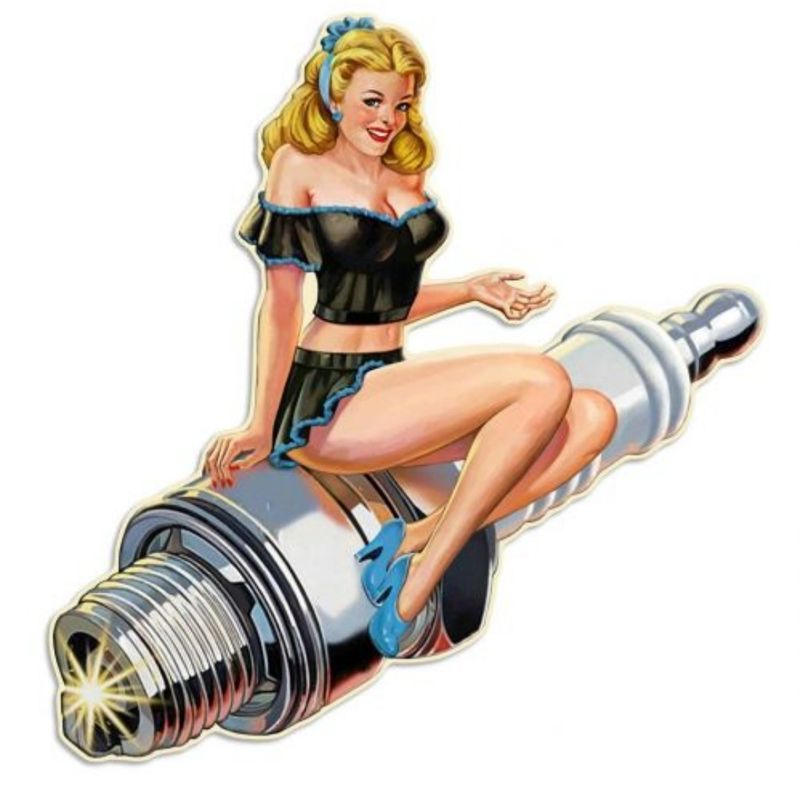 garage bougie avec pin&#39;up