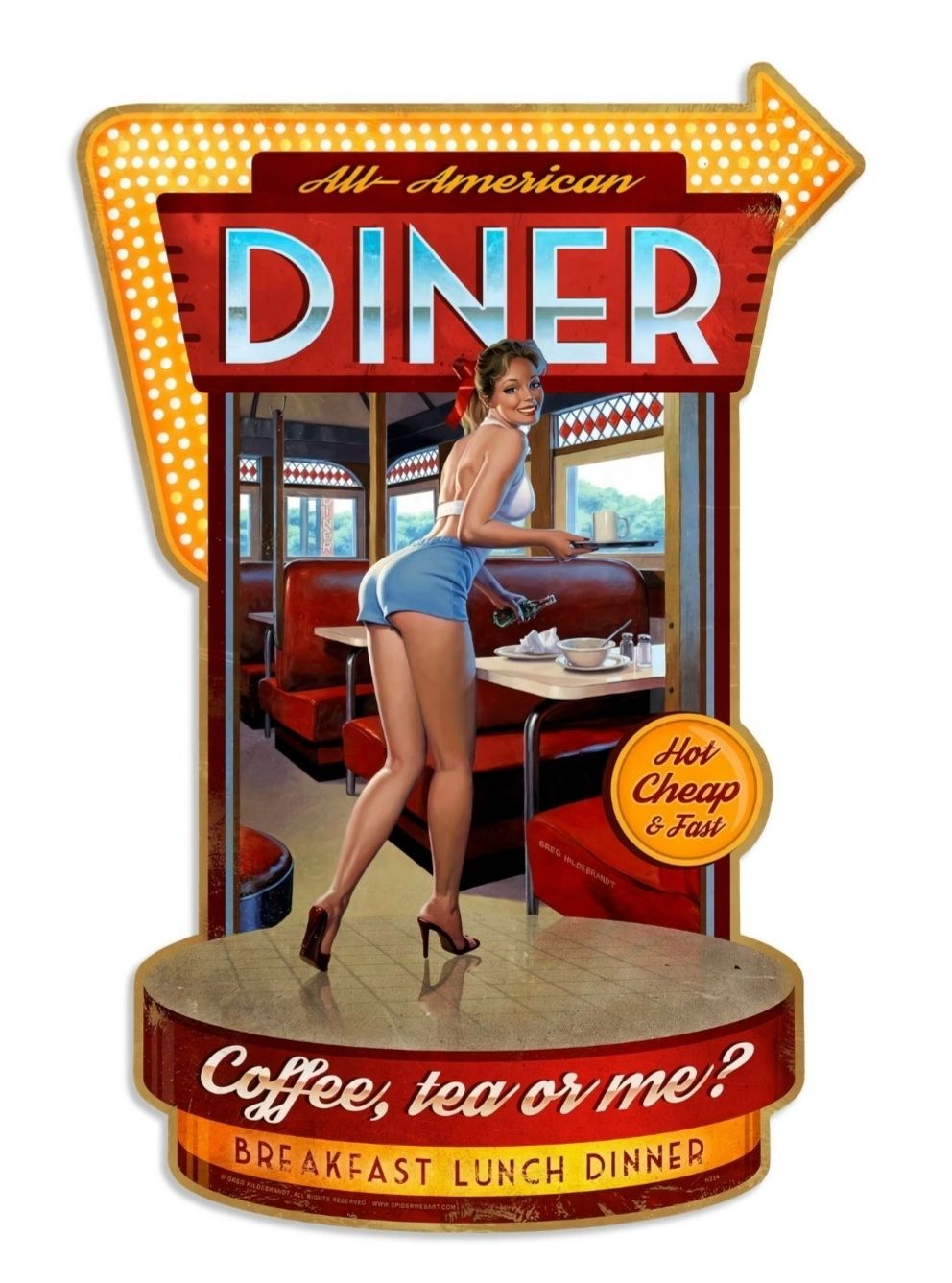 cuisine pin&#39;up diner