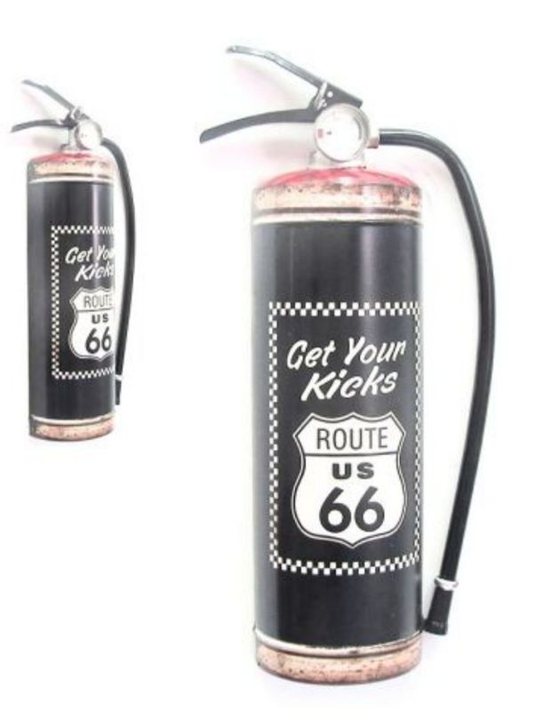 Extincteur noir déco RT66