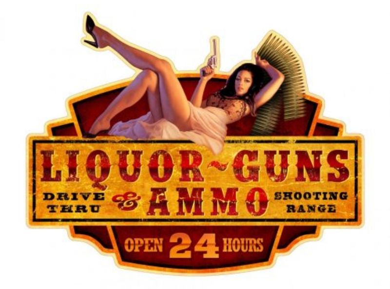 cuisine Pin&#39;up liquor (alcool)