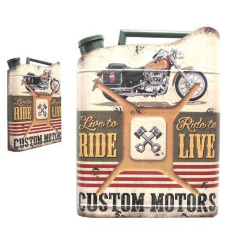 Jerricane déco moto