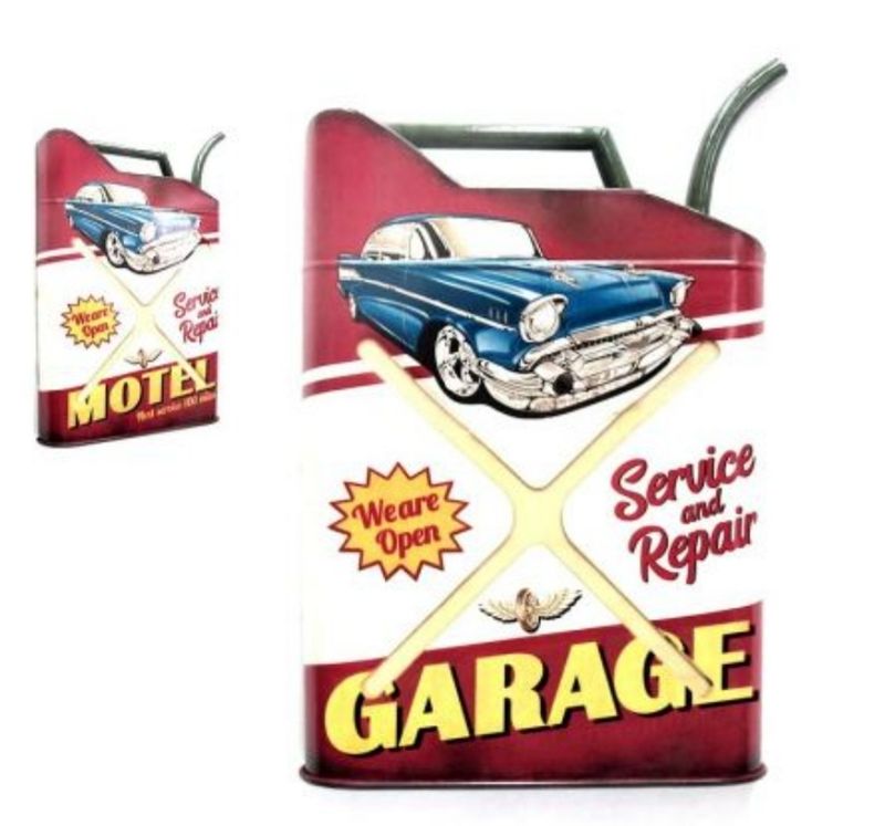 Jerricane déco garage