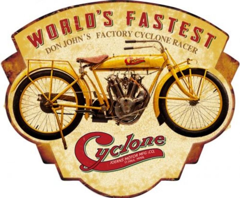 garage moto cyclone 1914-1915