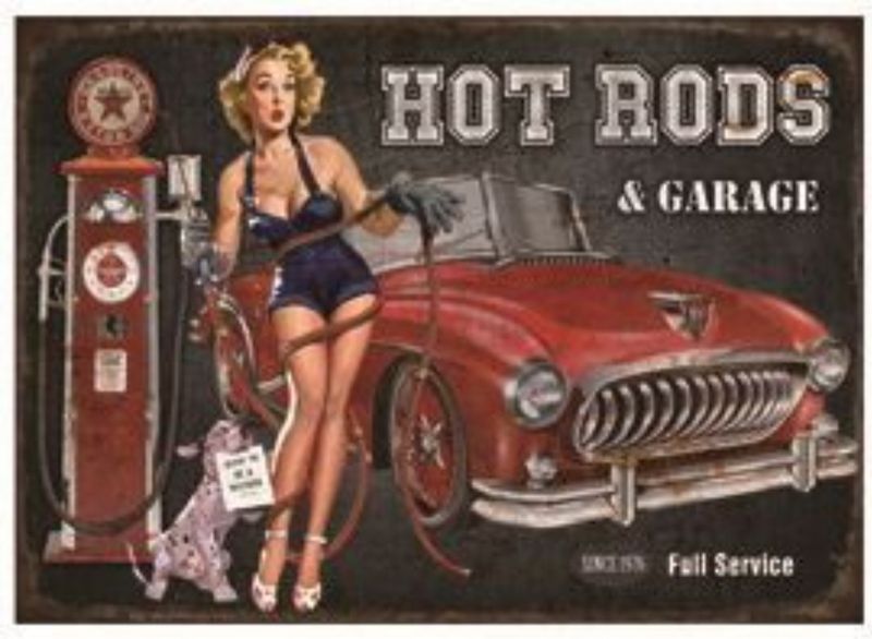 voiture pin&#39;up hot rods garage