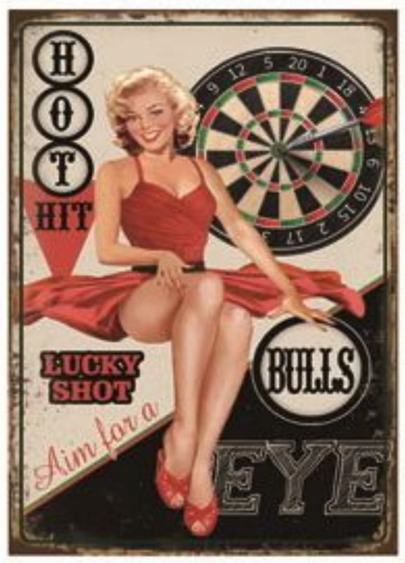 pin&#39;up fléchettes