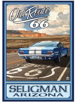 Mustang bleu Arizona