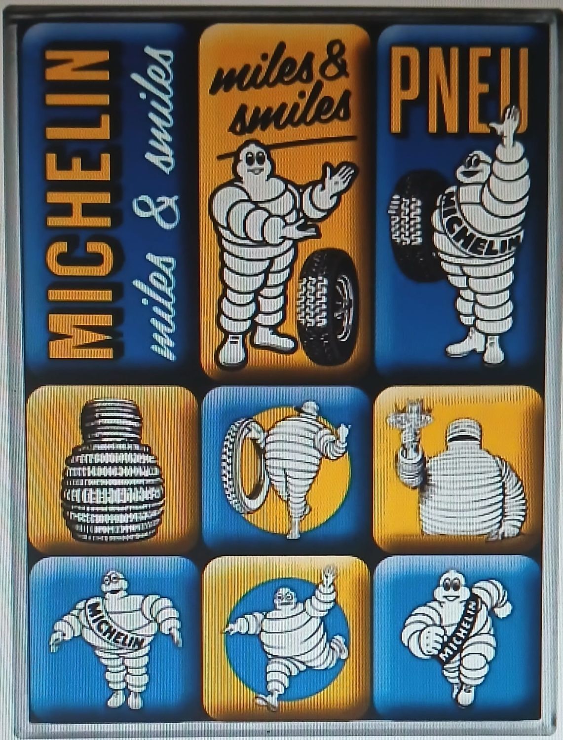 Boîte de 9 aimants Michelin