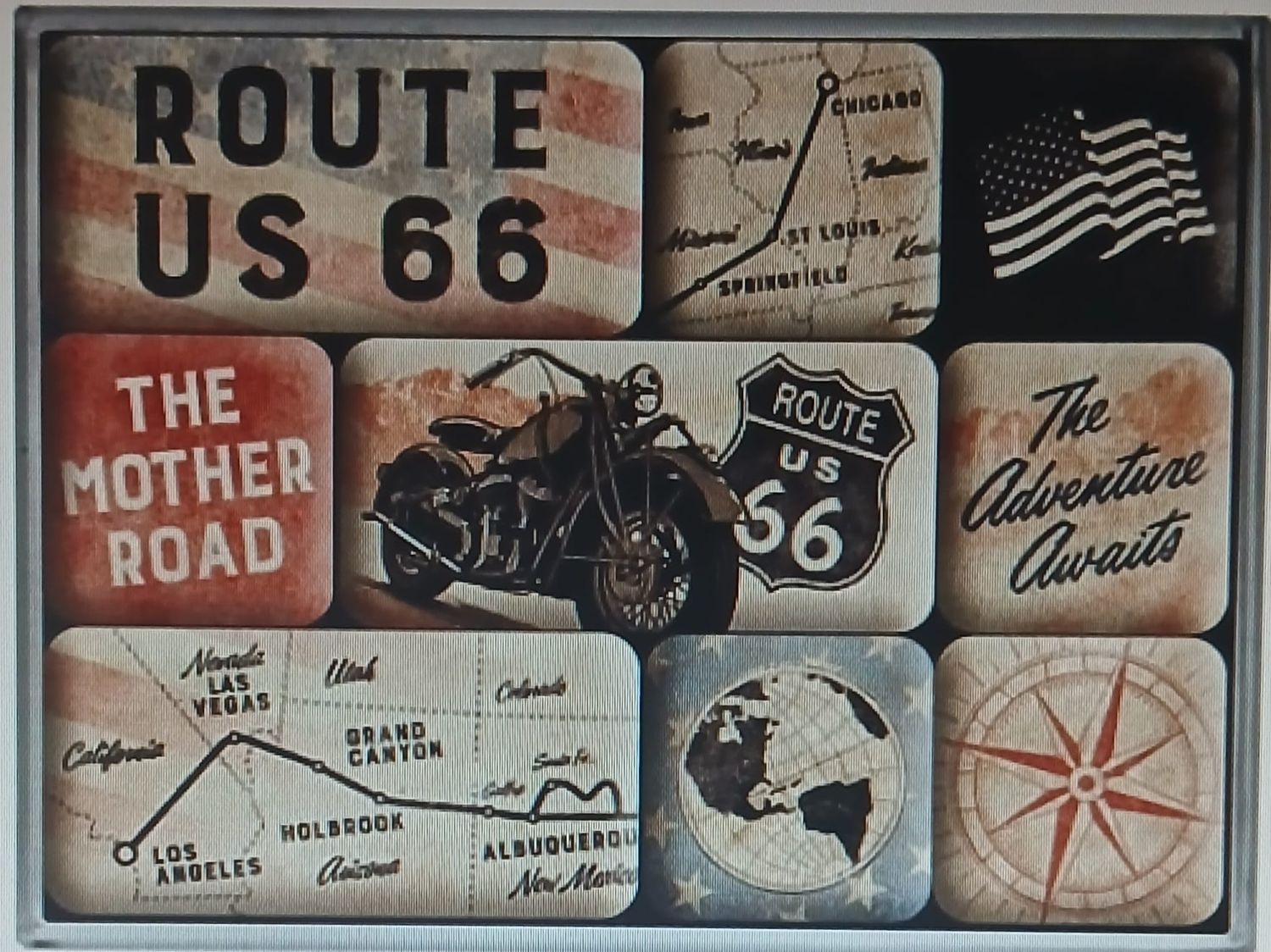 Boîte de 9 aimants RT66