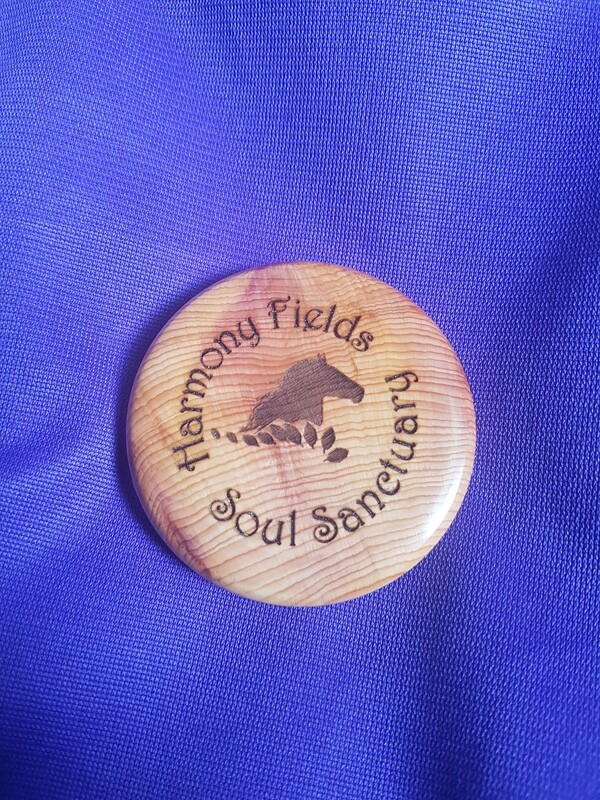 Reclaimed Yew wood fridge magnet