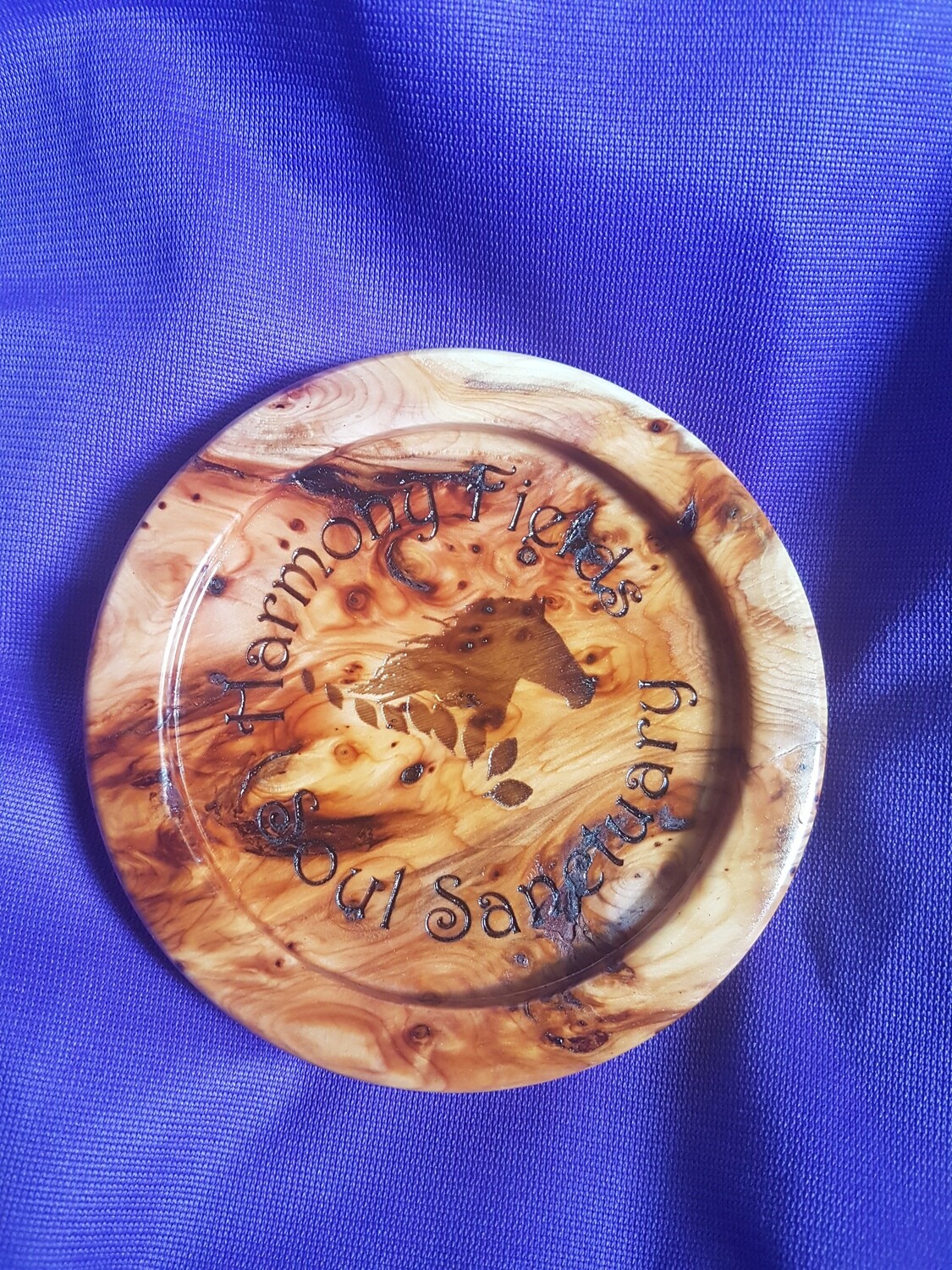 Reclaimed Yew wood Coaster