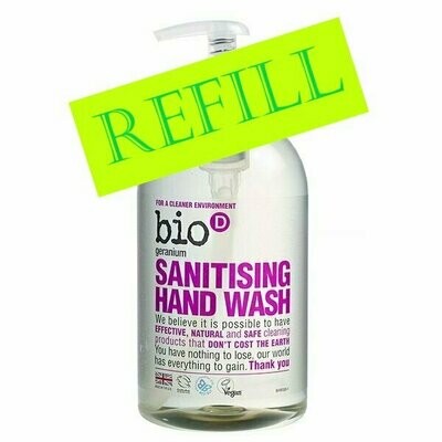 Bio-D Santisiting Hand Wash Geranium REFILL 500ml