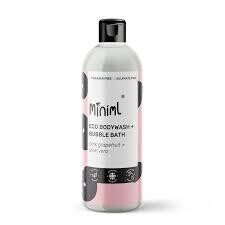 Miniml Bodywash & Bubble Bath Pink Grapefruit & Aloe Vera 500 ml