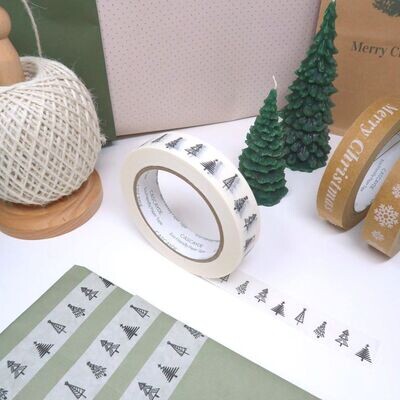 Paper Tape 50m Christmas Tree (24mm wide)