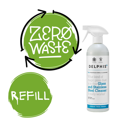 Delphis Glass & Stainless Steel Cleaner 700 ml REFILL