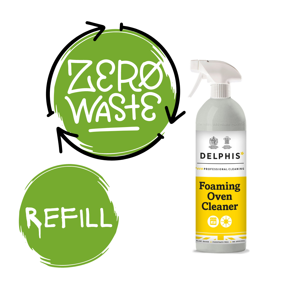 Delphis Foam Oven Cleaner 700 ml REFILL