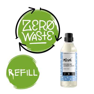 Miniml Laundry Liquid Fresh Linen 1 ltr REFILL (44p per 100ml) Miniml Laundry Liquid Fresh Linen 1 ltr REFILL (44p per 100ml)