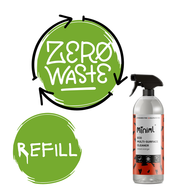 Miniml Multi Surface Cleaner Blood Orange 750 ml REFILL
(38p per 100 ml)