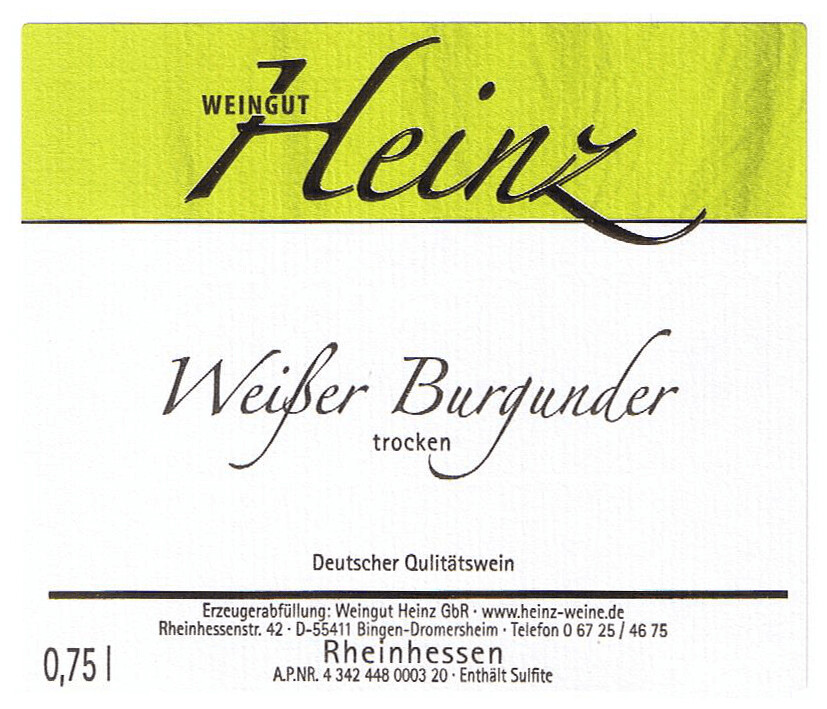2023 Weißer Burgunder trocken