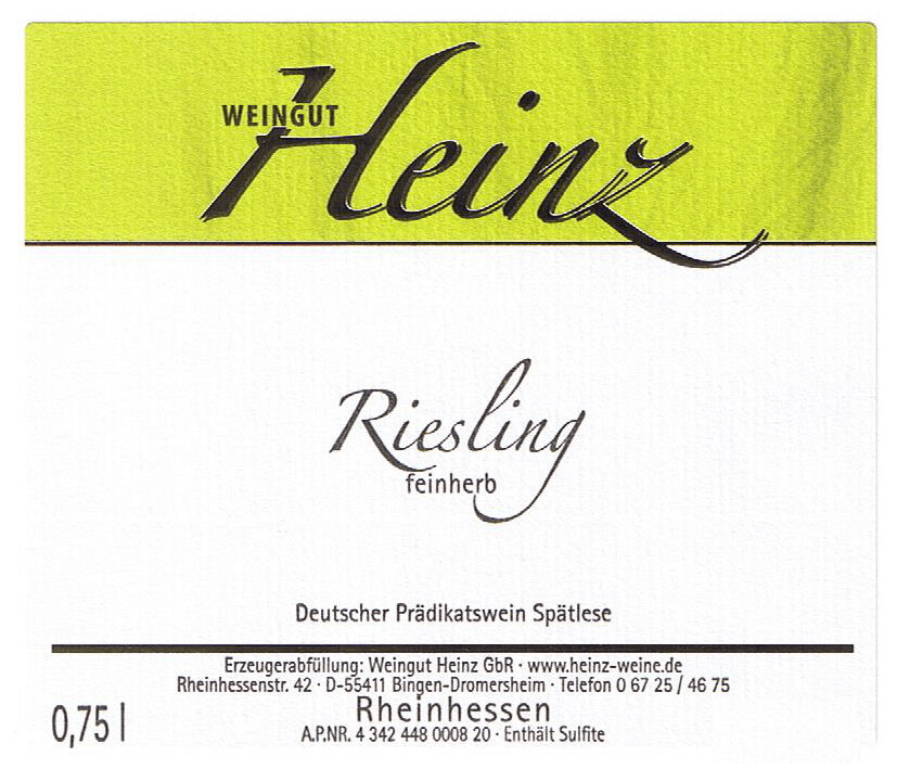2023 Riesling Spätlese feinherb