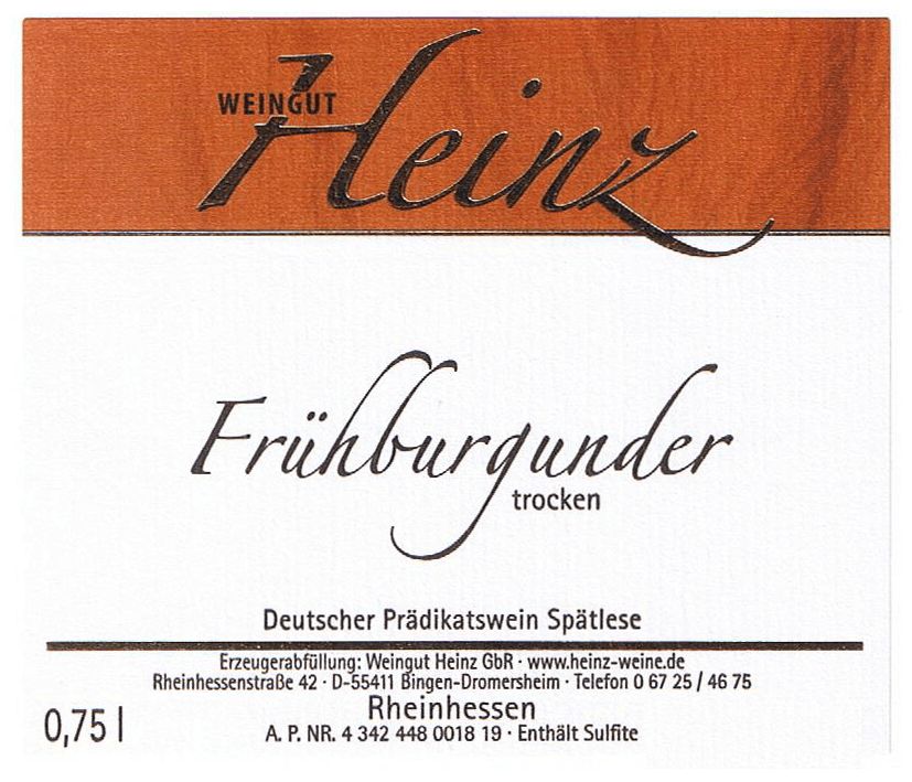 2022 Frühburgunder trocken