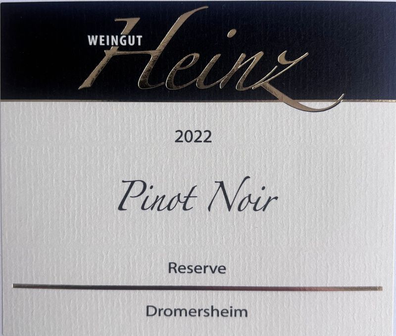 2022 Pinot Noir Reserve trocken