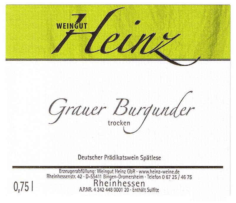 2025 Grauer Burgunder Spätlese trocken