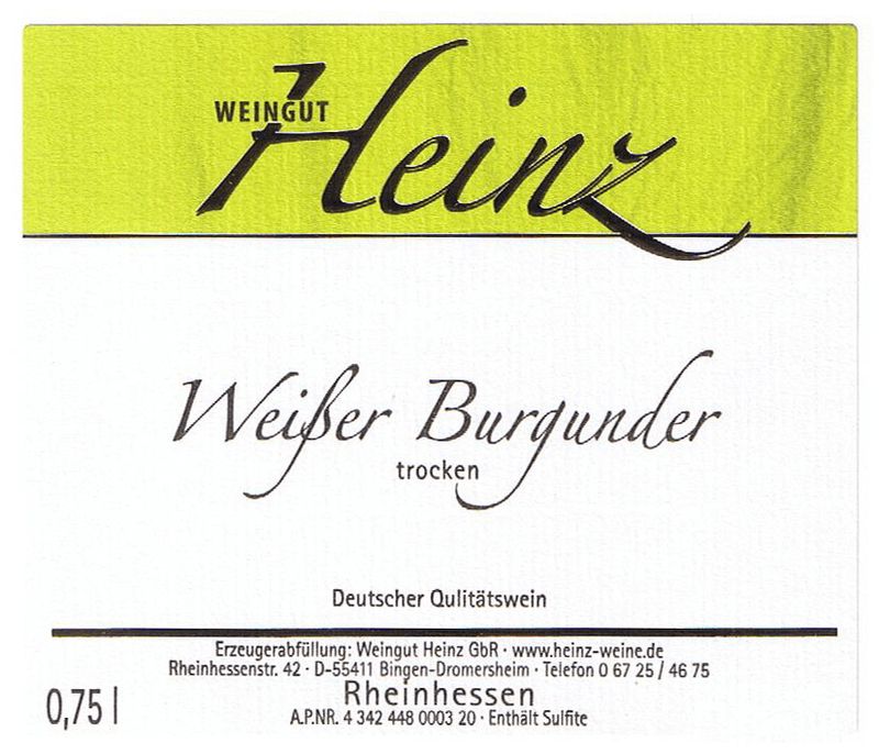 2025 Weißer Burgunder trocken 2025 Weißer Burgunder trocken