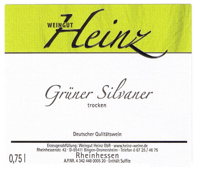 2025 Grüner Silvaner trocken 2025 Grüner Silvaner trocken