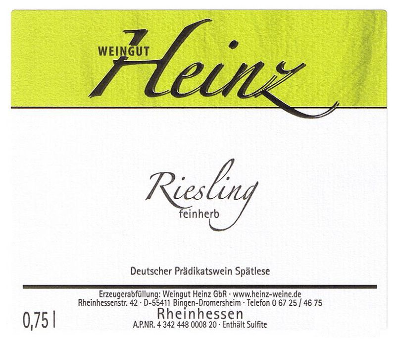 2025 Riesling feinherb 2025 Riesling feinherb