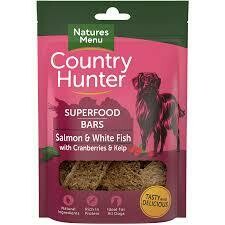 Country Hunter Superfood Bars Salmon & White Fish with Cranberries & Kelp 100g