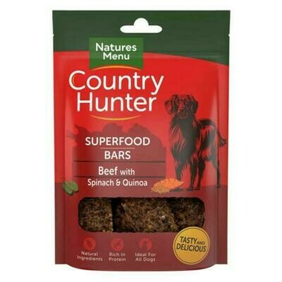 Country Hunter Superfood Bars Beef with Spinach & Quinoa 100g