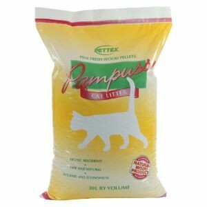 Pampuss Wood Based Cat Litter 15L