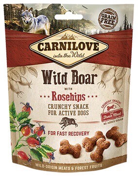 Carnilove Wild Boar With Rosehips Crunchy Snack 200g