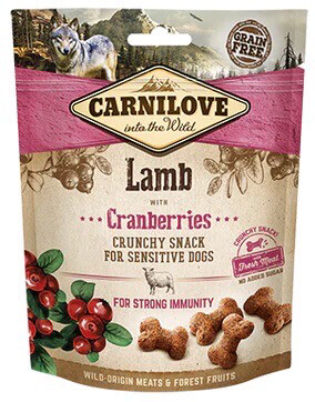 Carnilove Lamb With Cranberries Crunchy Snack 200g