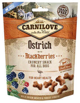 Carnilove Ostrich With Blackberries Crunchy Snack 200g