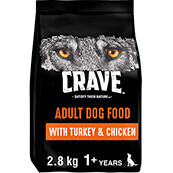 Crave Dry Dog Grain Free Turkey & Chicken 2.8kg