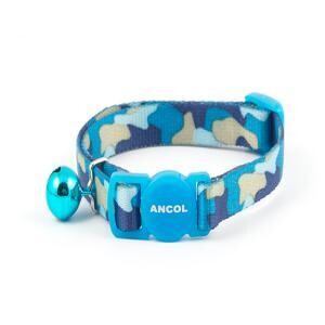 Ancol Cat Collar Camouflage Blue