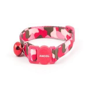 Ancol Cat Collar Camouflage Pink