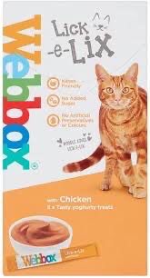 Webbox Lick E Lix With Chicken Tasty Yogurt Snack