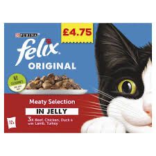 Felix Original Meaty Selection In Jelly - 12 Pouches