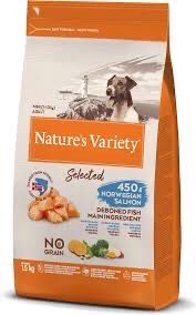 Natures Variety Norwegian Salmon No Grain Dry Cat Food 1.25kg