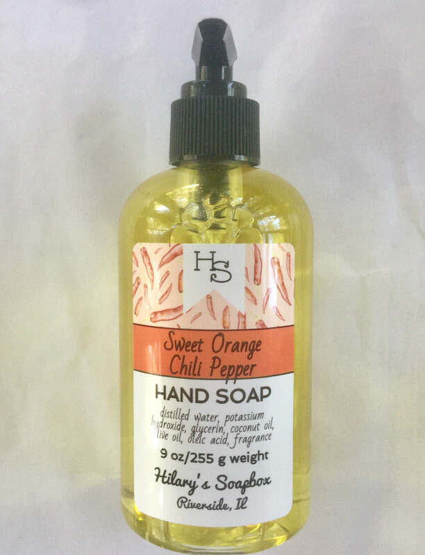 Sweet Orange Chili Pepper Liquid Hand soap