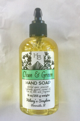 Clean and Green Liquid Hand Soap