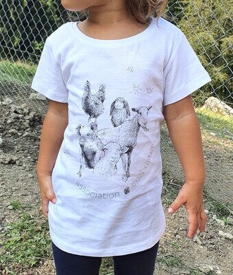 T-shirt pour enfants "Coexistence" - coupe fille