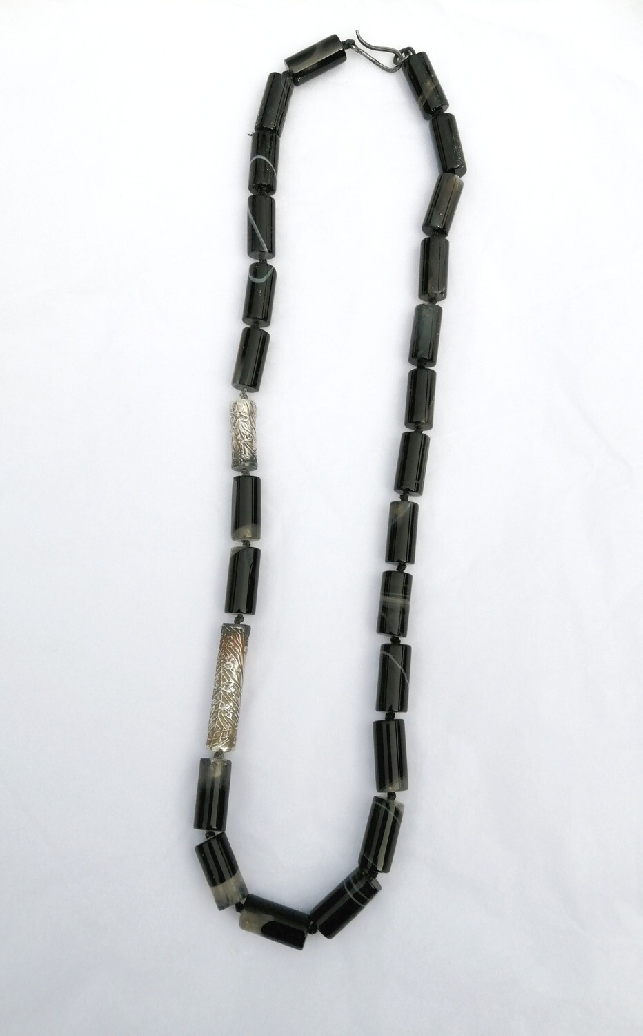 Banded agate necklace