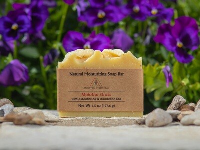 Malabar Grass Natural Moisturizing Bar