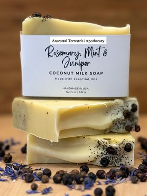 Rosemary, Mint &amp; Juniper Handcrafted Soap